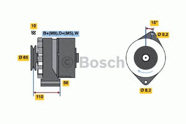 Генератор BOSCH 0 986 034 560