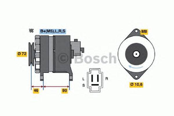 Генератор BOSCH 3568