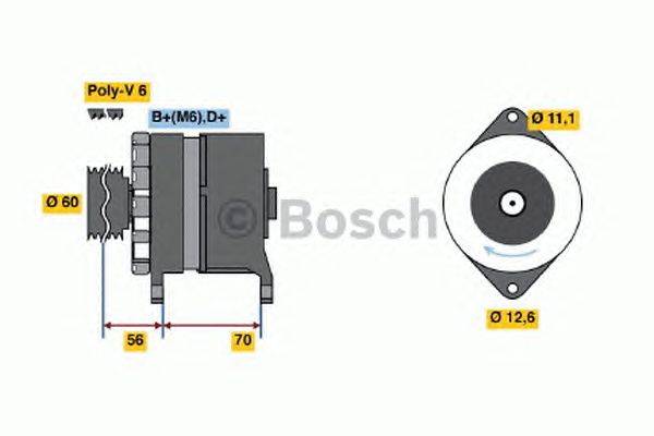 Генератор BOSCH 3714