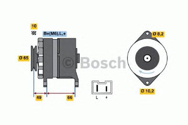 Генератор BOSCH 0986037281