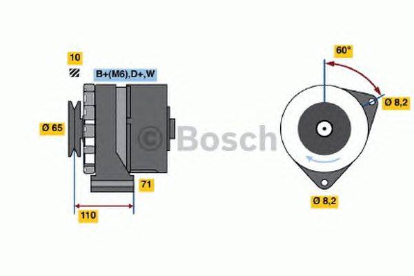 Генератор BOSCH 3788