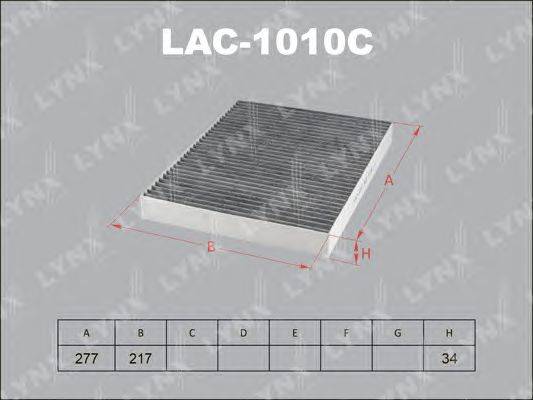 Фильтр, воздух во внутренном пространстве LYNXauto LAC1010C