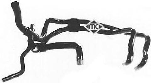 Шланг радиатора Metalcaucho 08425