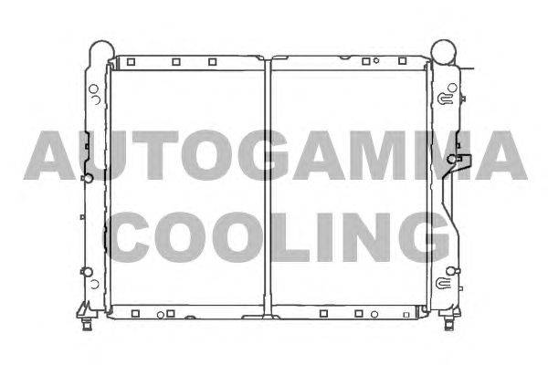 Радиатор, охлаждение двигателя AUTOGAMMA 100015