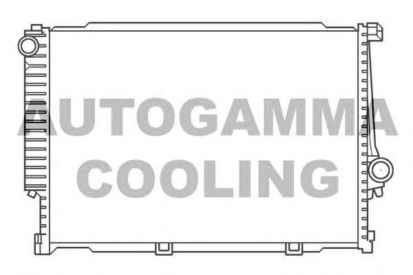 Радиатор, охлаждение двигателя AUTOGAMMA 100132