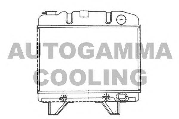 Радиатор, охлаждение двигателя AUTOGAMMA 100786