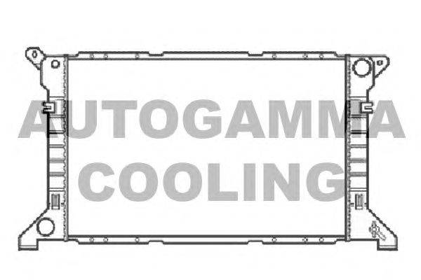 Радиатор, охлаждение двигателя AUTOGAMMA 102085