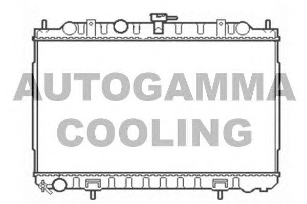 Радиатор, охлаждение двигателя AUTOGAMMA 103347