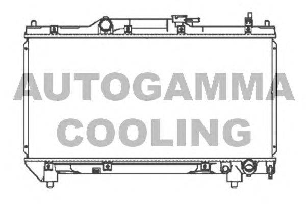 Радиатор, охлаждение двигателя AUTOGAMMA 104194