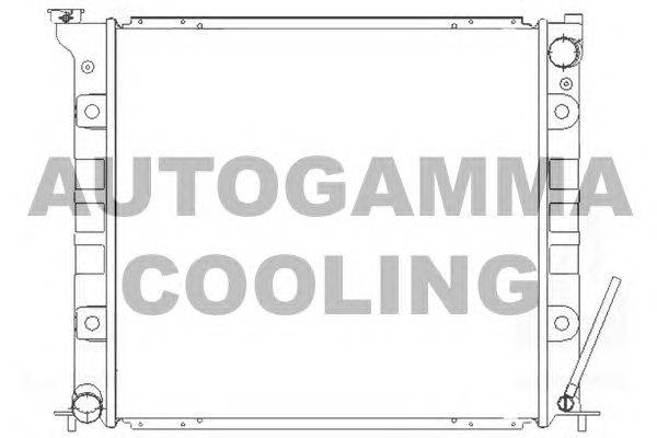 Радиатор, охлаждение двигателя AUTOGAMMA 105118
