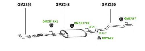 Система выпуска ОГ GT Exhaust 1171
