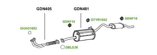 Система выпуска ОГ GT Exhaust 1430
