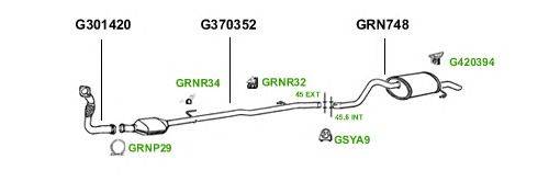 Система выпуска ОГ GT Exhaust 1794