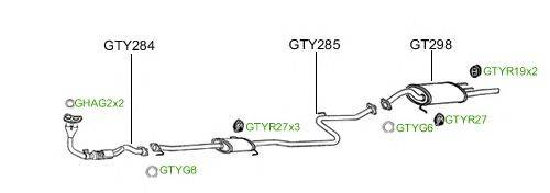 Система выпуска ОГ GT Exhaust 2267