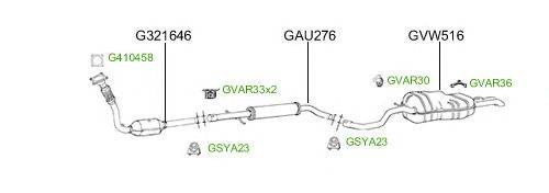 Система выпуска ОГ GT Exhaust 2700