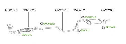 Система выпуска ОГ GT Exhaust 2947