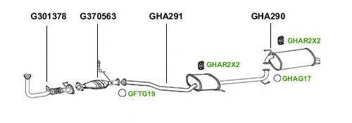 Система выпуска ОГ GT Exhaust 3006