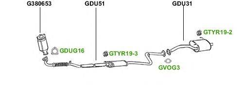 Система выпуска ОГ GT Exhaust 310