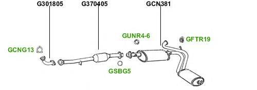 Система выпуска ОГ GT Exhaust 352