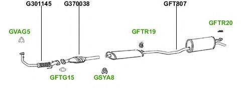 Система выпуска ОГ GT Exhaust 384