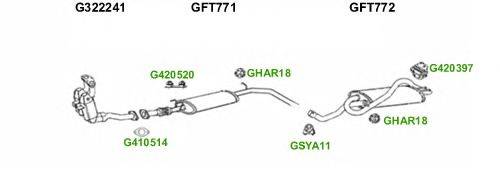 Система выпуска ОГ GT Exhaust 4228