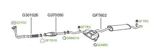 Система выпуска ОГ GT Exhaust 438