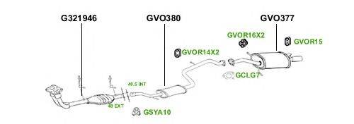 Система выпуска ОГ GT Exhaust 4448