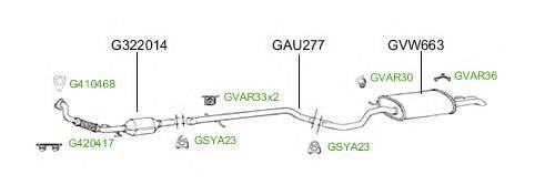 Система выпуска ОГ GT Exhaust 4716