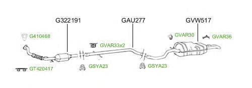 Система выпуска ОГ GT Exhaust 4717