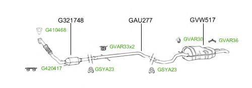 Система выпуска ОГ GT Exhaust 4719