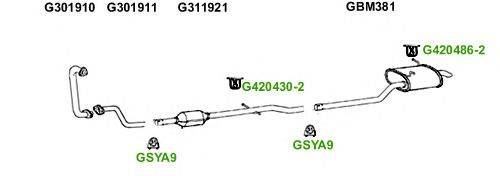Система выпуска ОГ GT Exhaust 4896