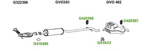 Система выпуска ОГ GT Exhaust 5016