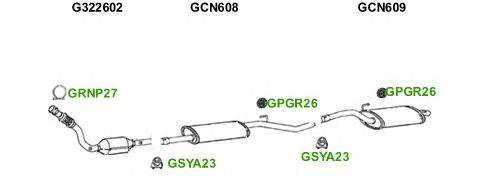 Система выпуска ОГ GT Exhaust 5745