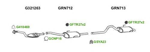 Система выпуска ОГ GT Exhaust 6834
