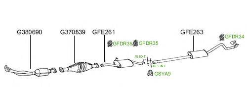 Система выпуска ОГ GT Exhaust 793