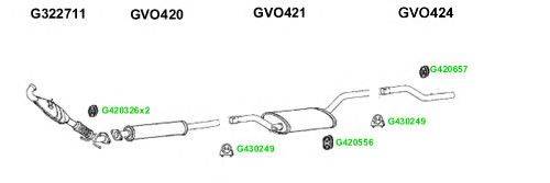 Система выпуска ОГ GT Exhaust 8352