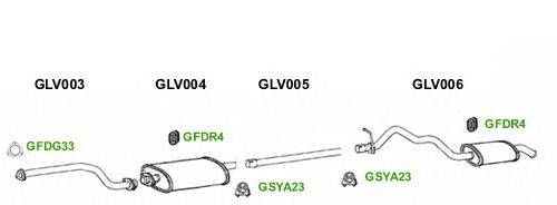 Система выпуска ОГ GT Exhaust 9316