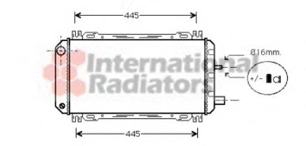 Радиатор, охлаждение двигателя 4SEASONS 110021
