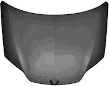 Капот двигателя VAN WEZEL 4356660