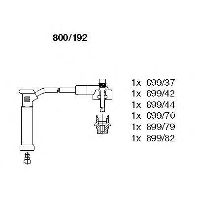 Комплект проводов зажигания BREMI 800192