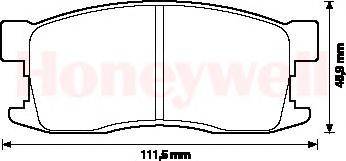 Комплект тормозных колодок, дисковый тормоз SPIDAN 31415