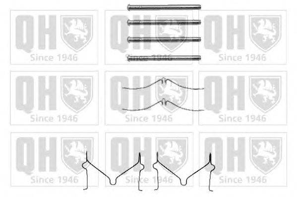 Комплектующие, колодки дискового тормоза QUINTON HAZELL BFK693