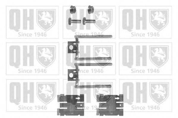 Комплектующие, колодки дискового тормоза QUINTON HAZELL BFK824