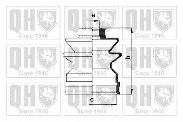 Комплект пылника, приводной вал QUINTON HAZELL QJB243