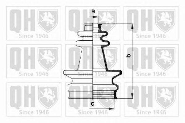 Комплект пылника, приводной вал QUINTON HAZELL QJB254