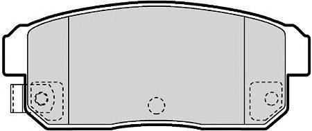 Комплект тормозных колодок, дисковый тормоз HP (ZEBRA) 7639