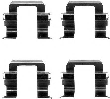 Комплектующие, колодки дискового тормоза MINTEX MBA1252