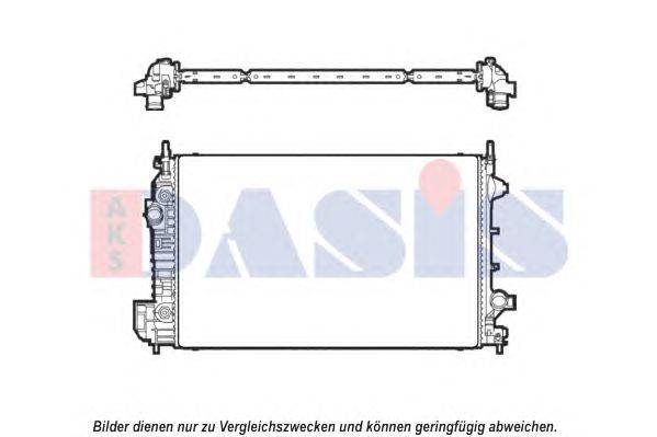 Радиатор, охлаждение двигателя AKS DASIS 190015N