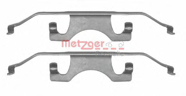 Комплектующие, колодки дискового тормоза METZGER 1091241