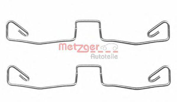 Комплектующие, колодки дискового тормоза METZGER 1091633